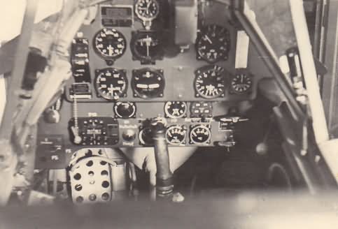 Me 109F from 5/JG 27, cockpit interior 1941