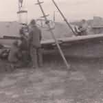 Me109E of the 6/JG 27 belly landing Balkans 1941