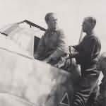 Major Walter „Gulle” Oesau in cockpit of his Bf109