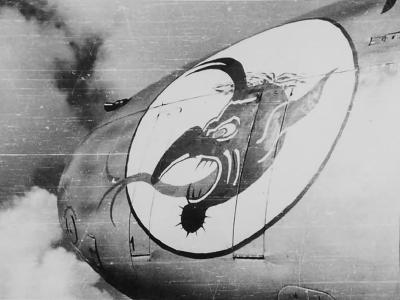 Messerschmitt Bf 110 of the III/ZG 76 – nose art