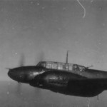 Messerschmitt Bf 110 in flight