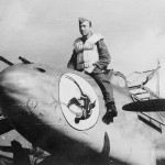 Messerschmitt Bf 110 nose art pilot