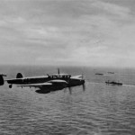 Messerschmitt Bf 110 over sea