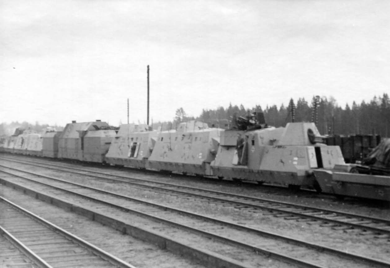 German armoured train Panzerzug BP42 eastern front