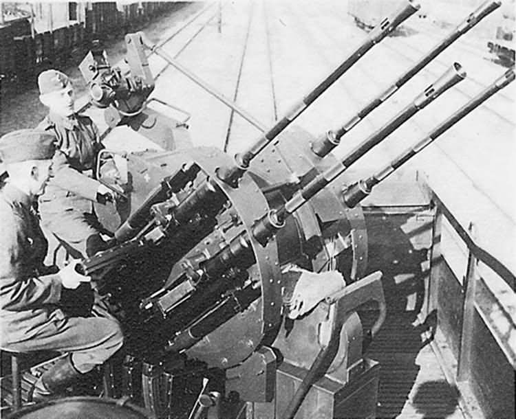 Image result for railroad car anti aircraft guns