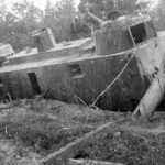 Destroyed russian armored train 3