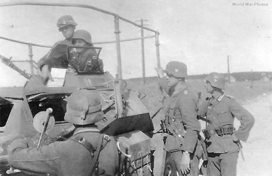 SdKfz 223 of the 8 Panzer Division Lithuania June 1941