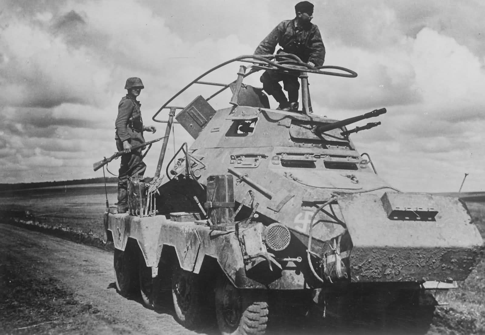 SdKfz 232 of the 5 SS Panzer Division Wiking Waffen SS