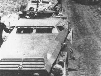 SdKfz 247 Ausf B WH-651557 of the Grossdeutschland Division