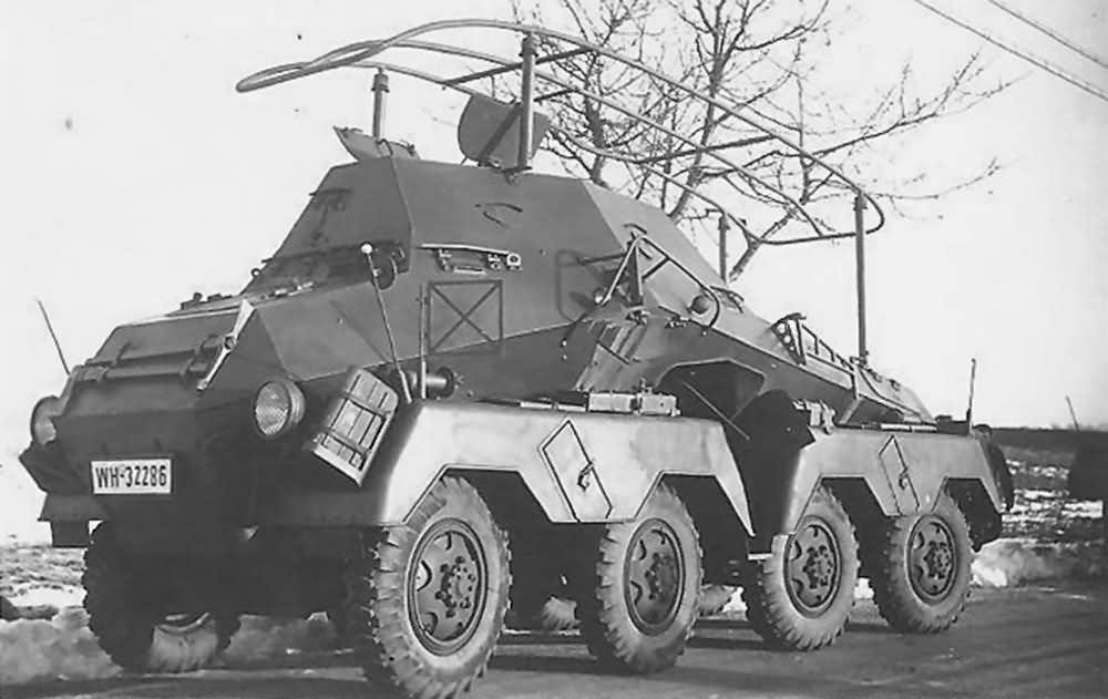 Sdkfz 263 8 rad Panzerspahwagen Funk Sudeten 1938