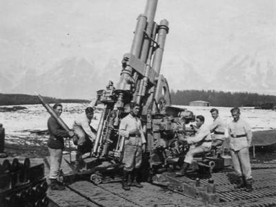 Flak 105 mm in Norway