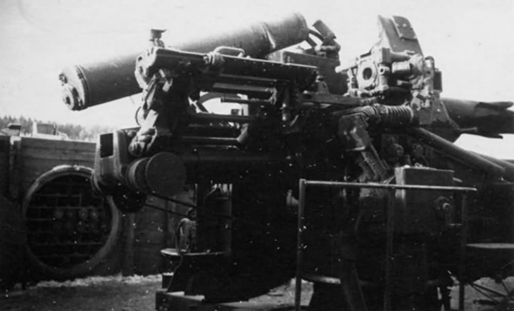 German Flak 105 mm