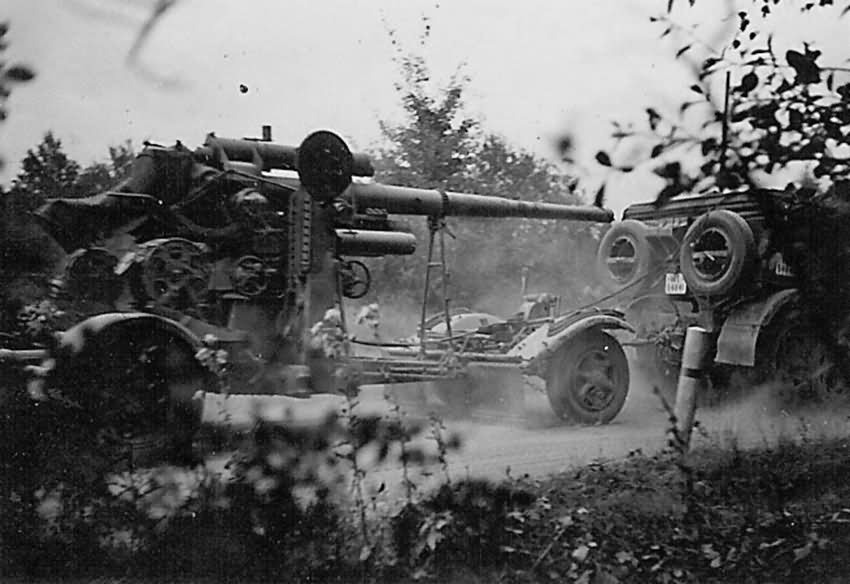 German Flak 18 88 mm anti aircraft gun