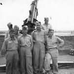 Luftwaffe Crew Posed By 8.8cm Flak Gun Saloniki Greece 1943