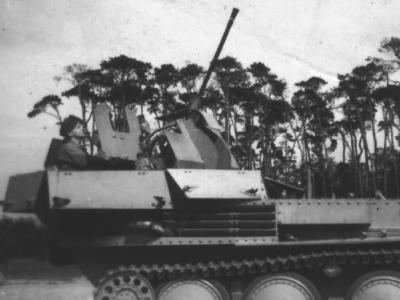 Flakpanzer 38(t) self propelled anti aircraft gun