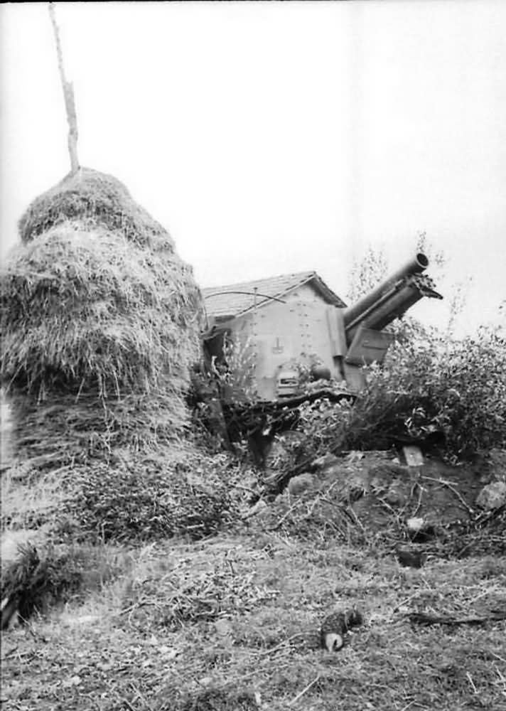 Camouflaged Grille Ausf. H named Feuer Teufel Italy 1944