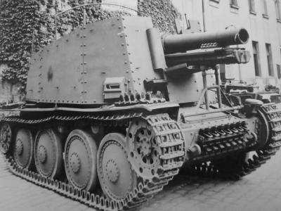 Grille Ausf. H 15 cm s.I.G. 33 (Sf) auf Panzerkampfwagen 38(t) 4