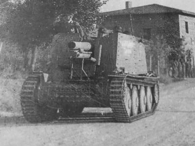 Grille Ausf. H German self propelled artillery