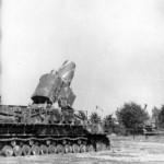 Heavy mortar Karl Gerat VI Ziu Warsaw Uprising 1944 ready to fire