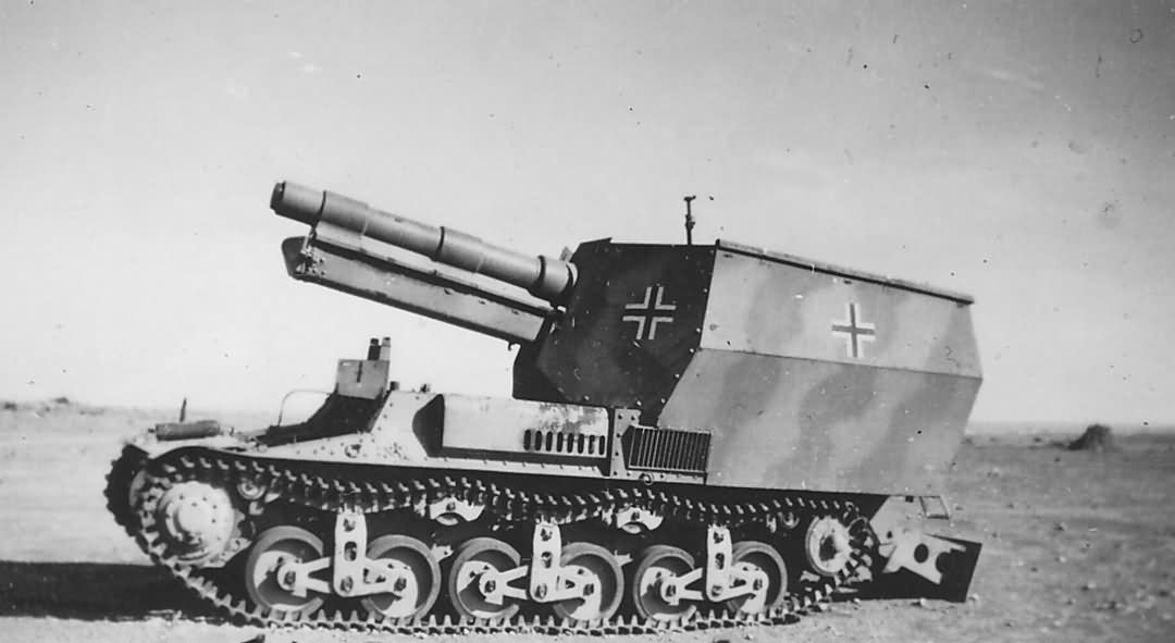 15 cm schwere Feldhaubitze 13/1 auf Geschutzwagen Lorraine Schlepper 37L (f)