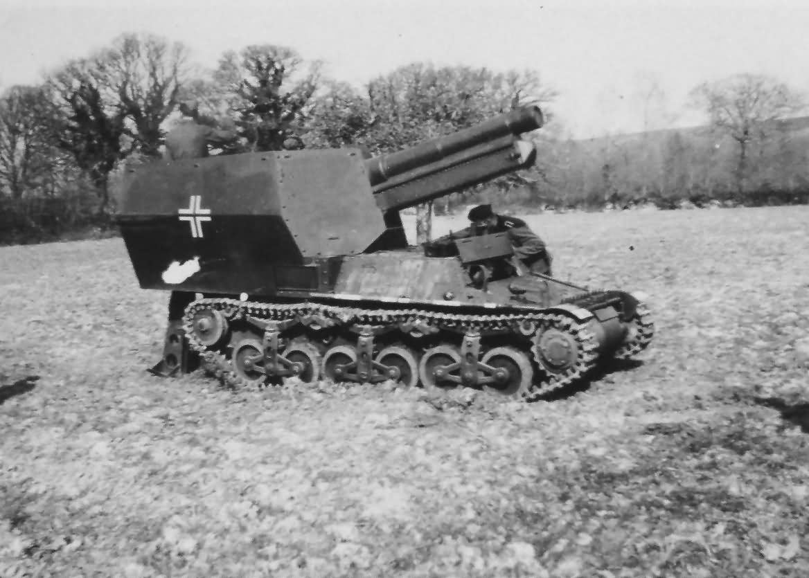 SdKfz 135/1 typ 15cm sFH 13/1 auf Fahrgestell Lorraine 37L