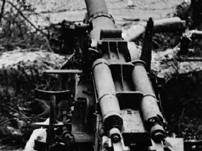 8,8 cm PaK 43/3 mit Behelfslafette
