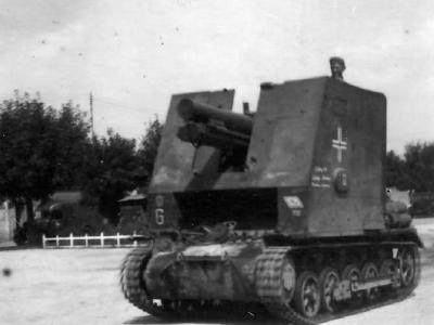 15 cm sIG 33 Bison 1 Panzer Division France 1940