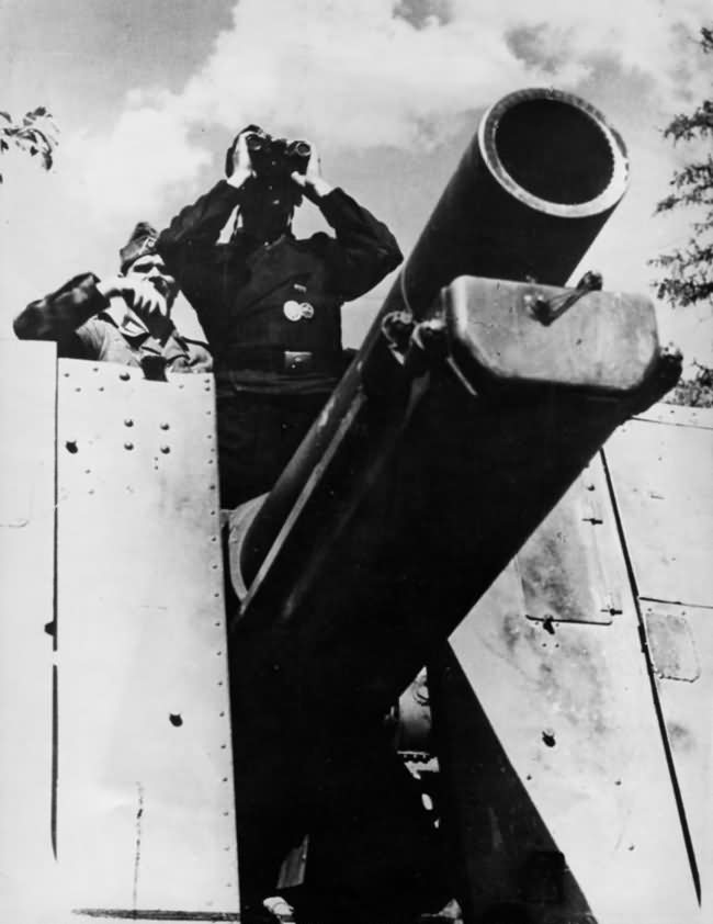 Sturmpanzer Bison front