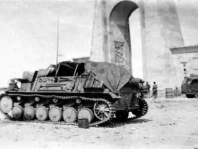 Sturmpanzer II Bison in North Africa