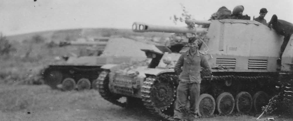 German self propelled artillery Wespe