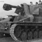 Light field howitzer on Panzer II chassis „Wespe”