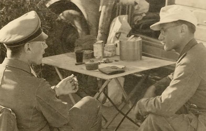 Afrika korps DAK in Afrika officers