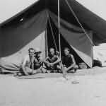 Afrika korps DAK in Afrika german troops and tent