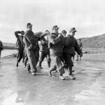 Combat Snapshot Wounded German Soldiers POW’s Luxembourg Moselle 1945