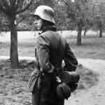 Wehrmacht soldier with Stahlhelm