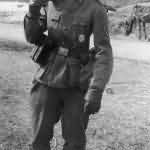 Wehrmacht soldier with MG34