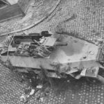 Destroyed SdKfz 251/9 Ausf D