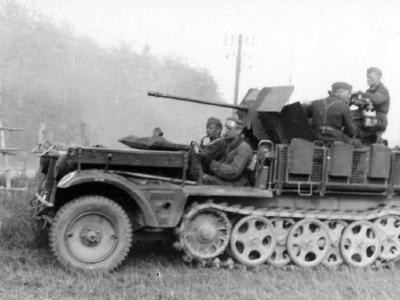 2cm Flak 30 auf Fahrgestell Zugkraftwagen 1t SdKfz 10/4