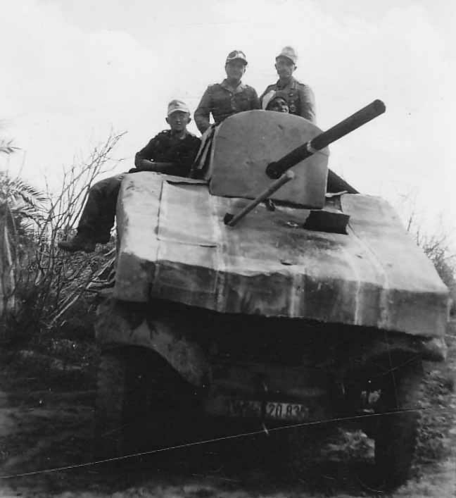 SdKfz 10 Panzerattrappe of the Afrikakorps DAK 2
