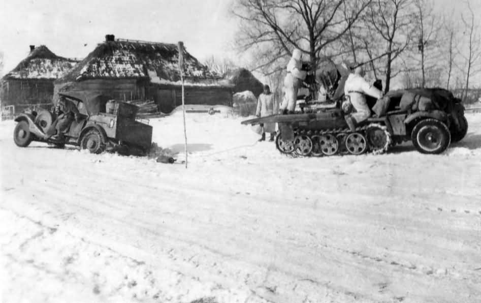 SdKfz 10/4 winter in Russia