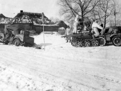 SdKfz 10/4 winter in Russia