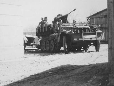 Sd Kfz 10 4 flak 30 Russia