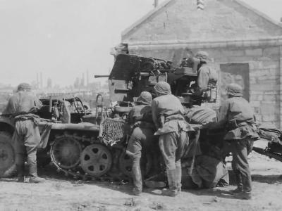 Sd Kfz 10 4 flak in combat