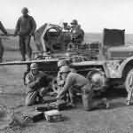 SdKfz 10/5 flak and US soldiers