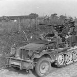Self-propelled anti-aircraft gun SdKfz 10/4