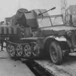 german halftrack SdKfz 10/5 flak model 4