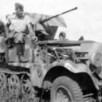 german halftrack SdKfz 10/4 flak model 6