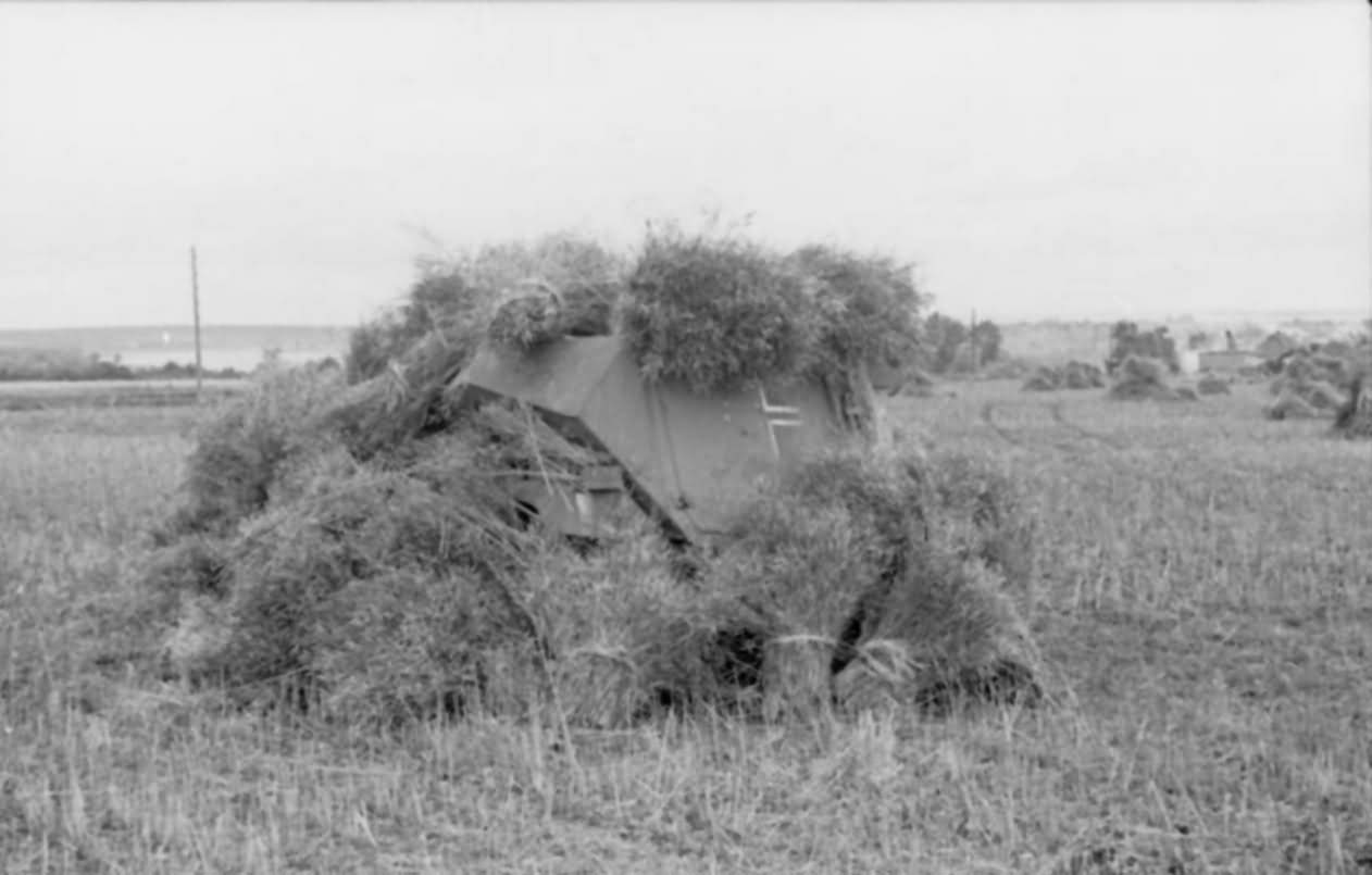 camouflaged Schutzenpanzer 1941 eastern front