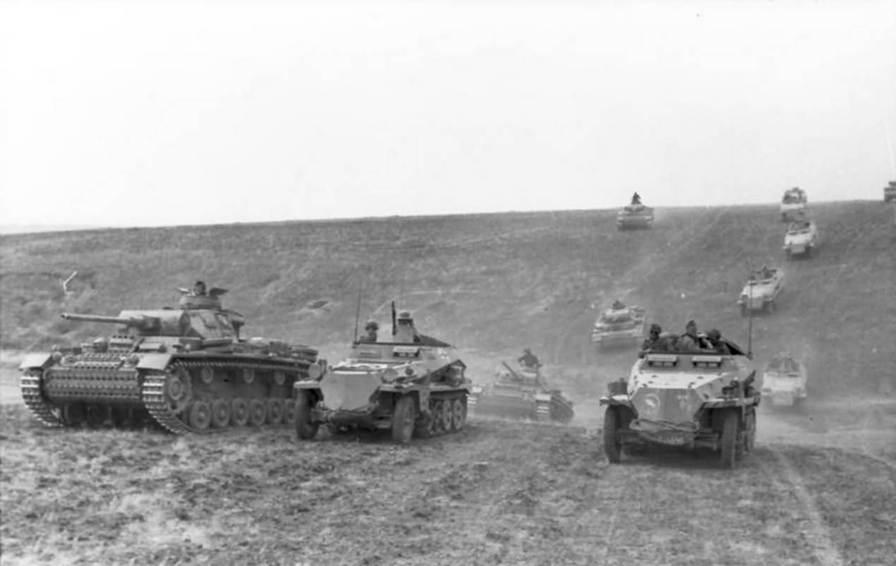 Panzer III and Schutzenpanzer