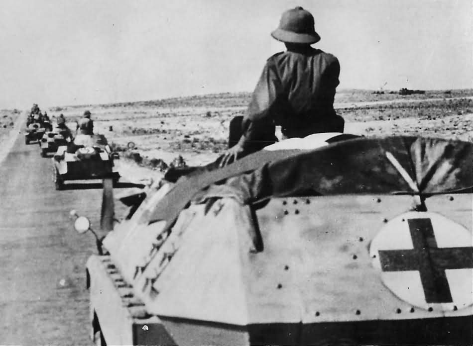 Deutsches Afrika Korps SdKfz 251/8 Ambulance in North Africa